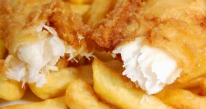 a close up of some fried food on a plate